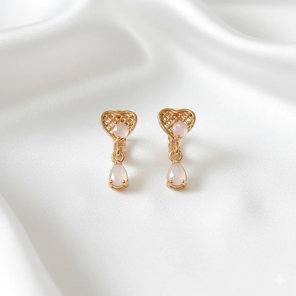 Heartfall Drops Earrings, alternate product view 5