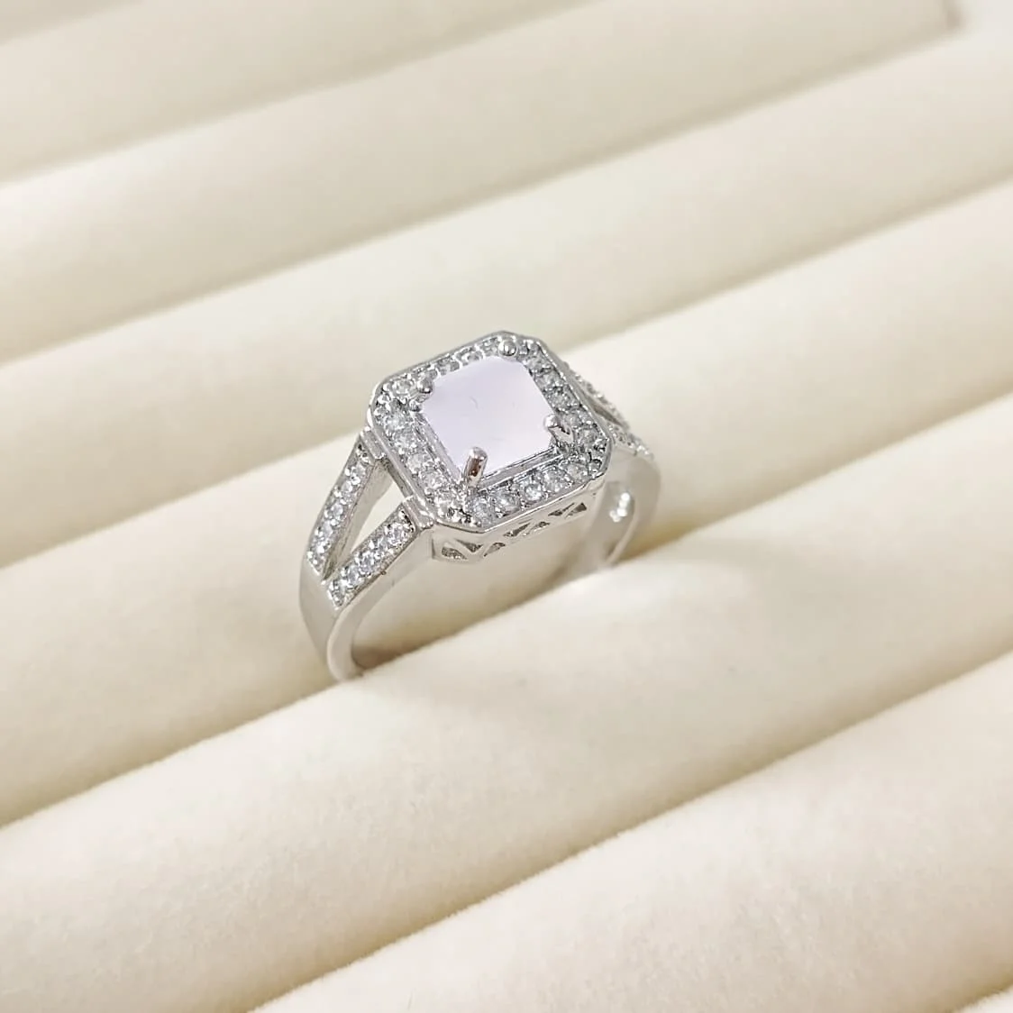 Adjustable Big Stones Statement Rings, alternate product view 2