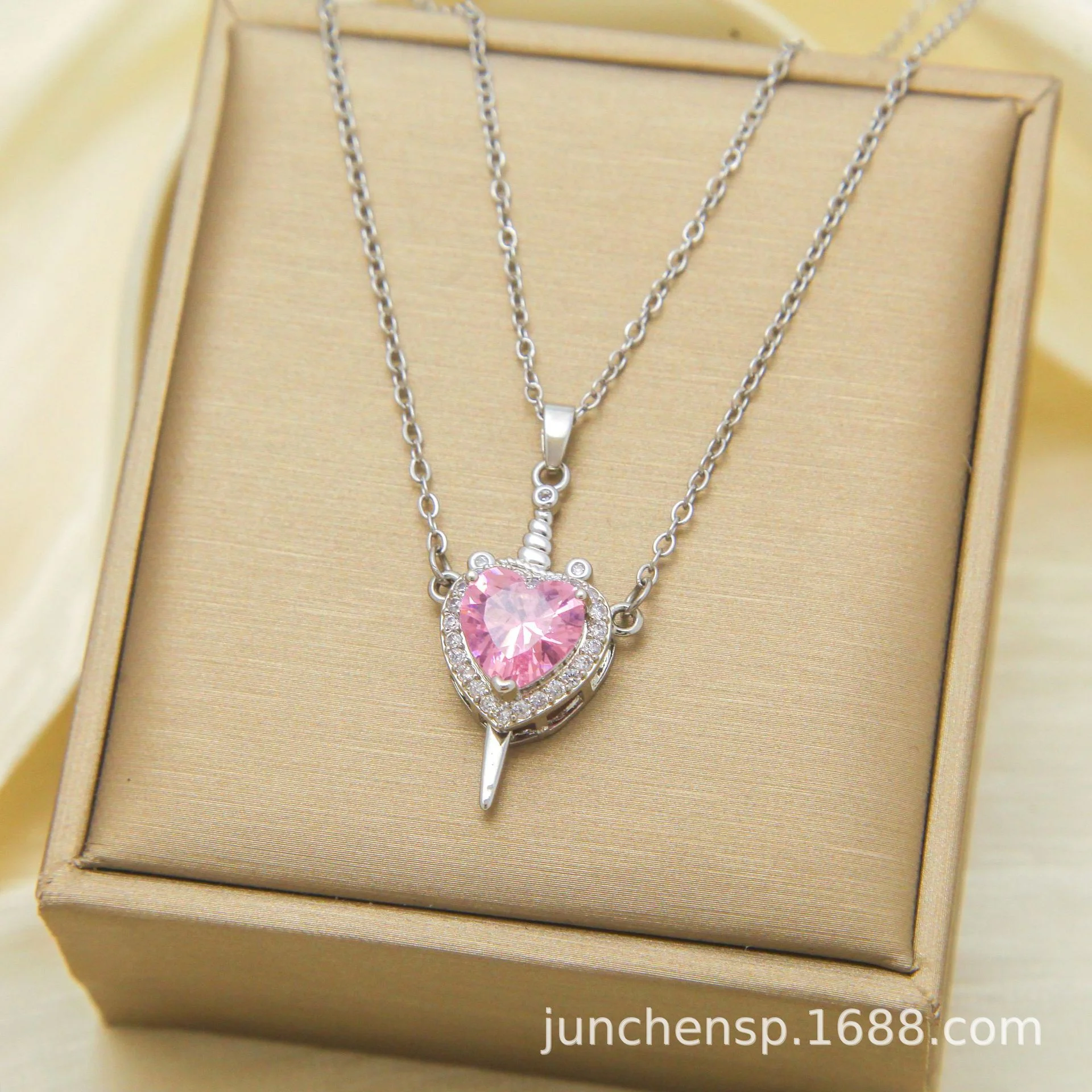 Zircon Waterproof Chain Pendant - Image 3