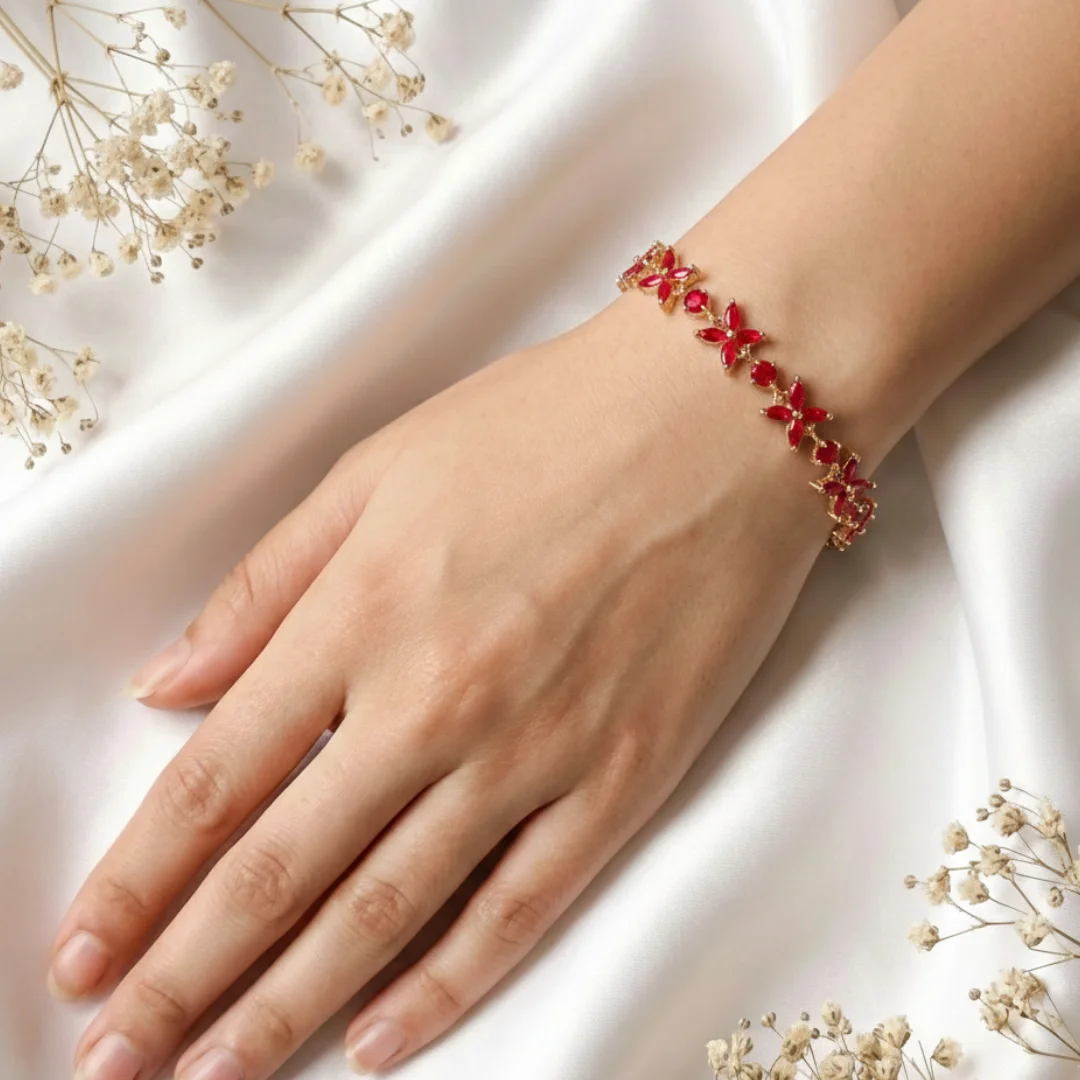 Noir Petal Bracelet - Image 1