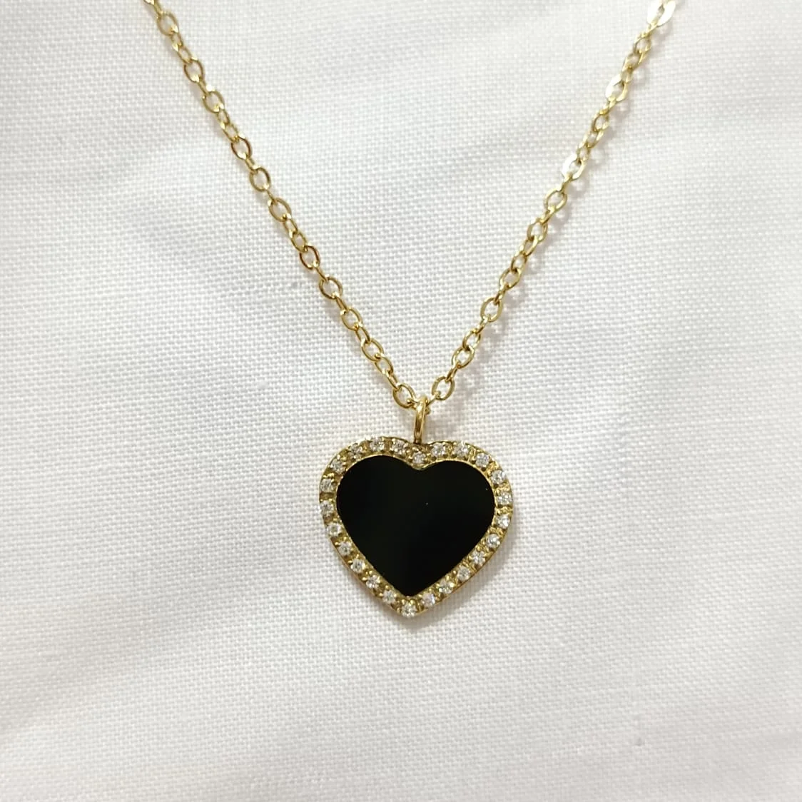 Black Heart Pendant - Image 1