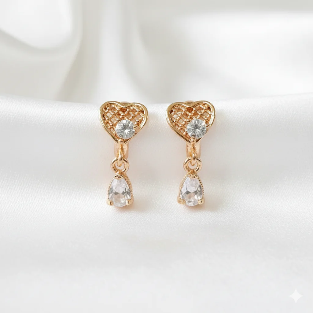 Heartfall Drops Earrings, alternate product view 6