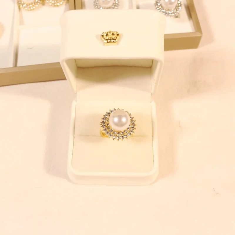Sun & Moon Pearl Ring - Image 1