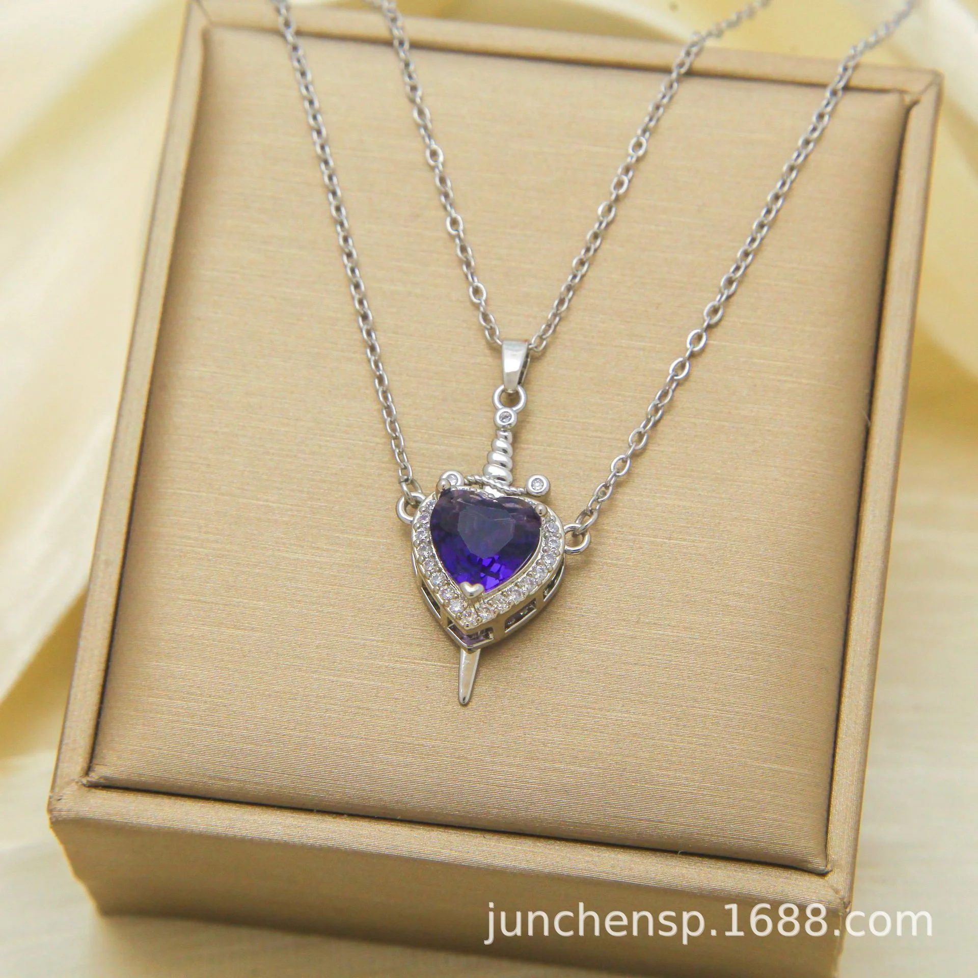Zircon Waterproof Chain Pendant - Image 2