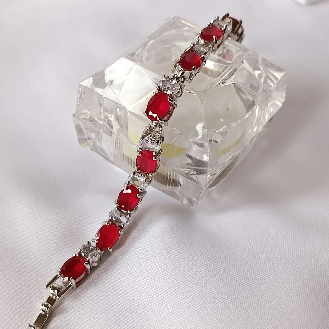 Ruby Tennis Bracelet product photo