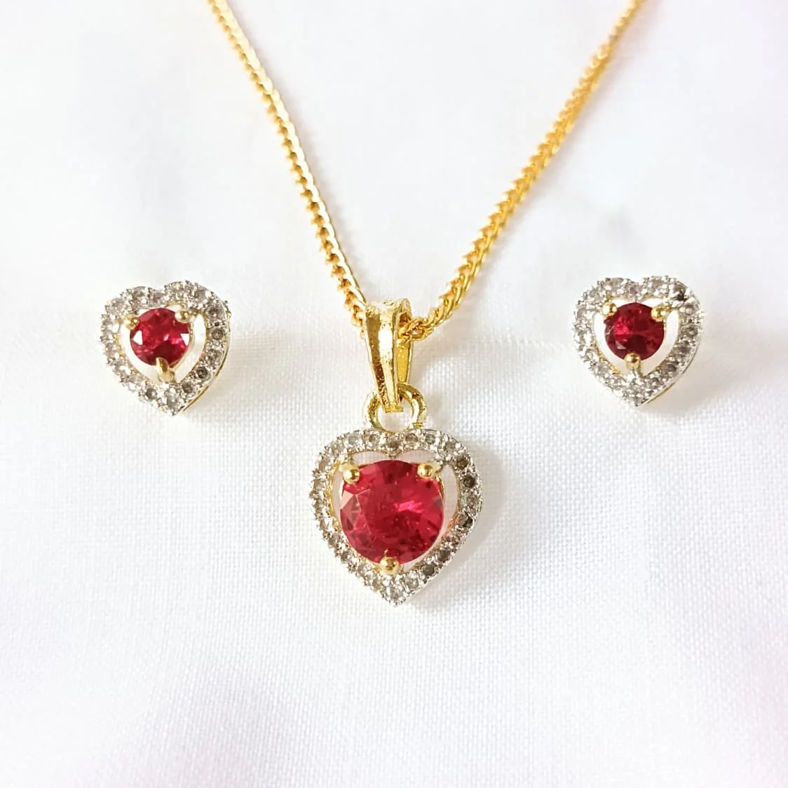 Amora Heart Jewelry Set, alternate product view 3