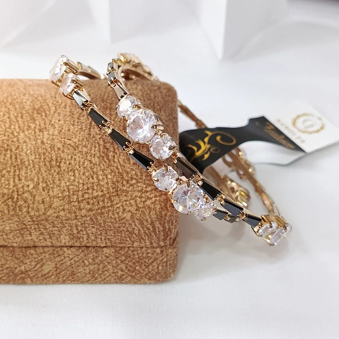 Black Diamond Bangles, alternate product view 2