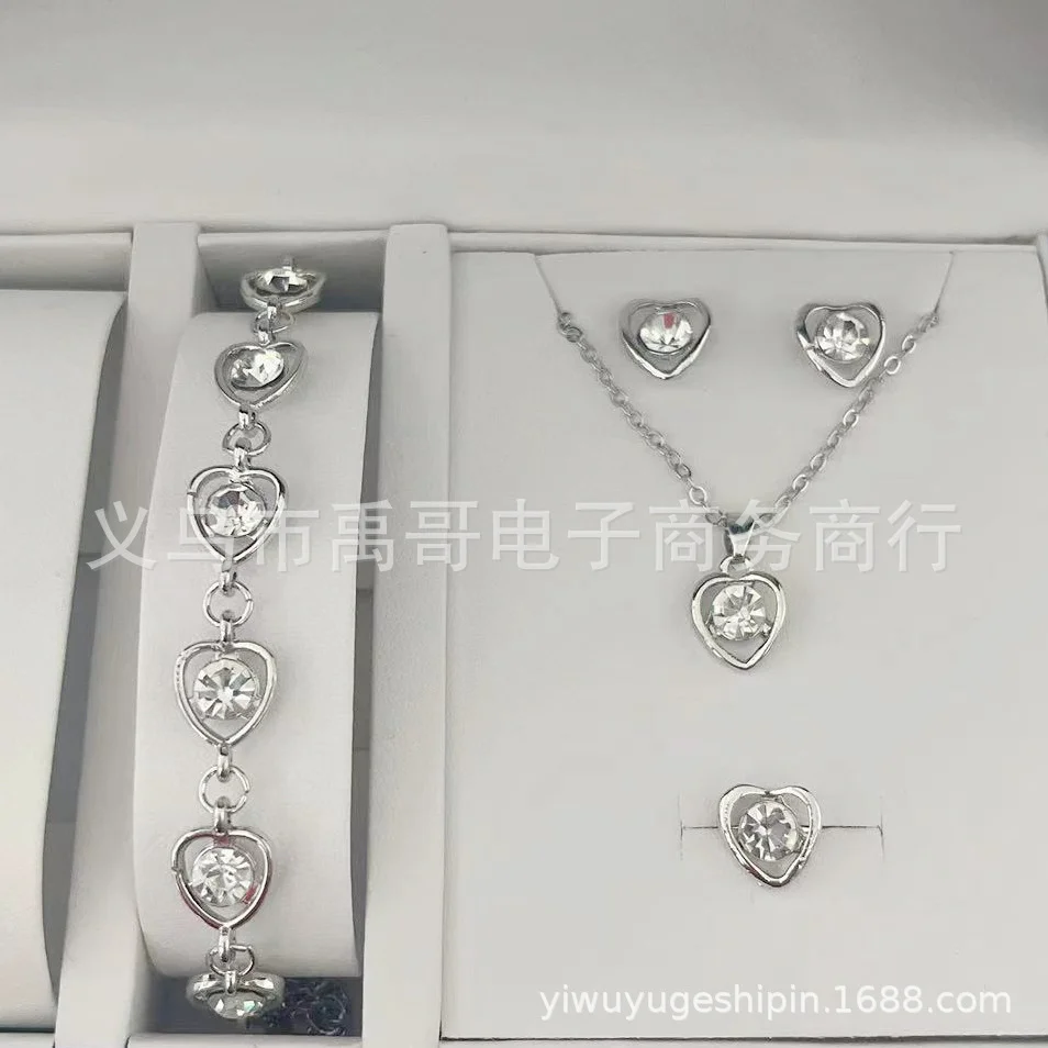 Crystal Heart Sparkle Set (White)