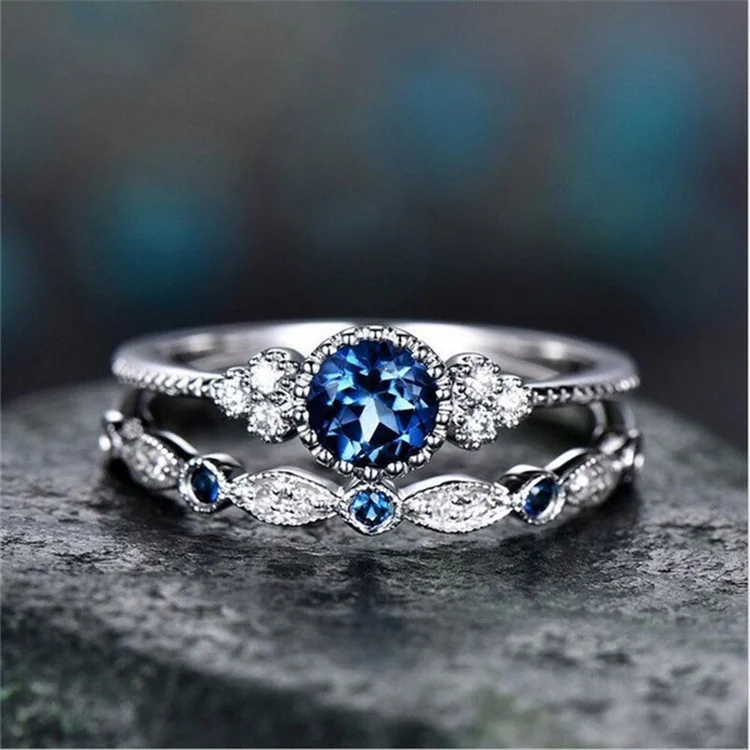 Royal Blue Sapphire Cocktail Ring