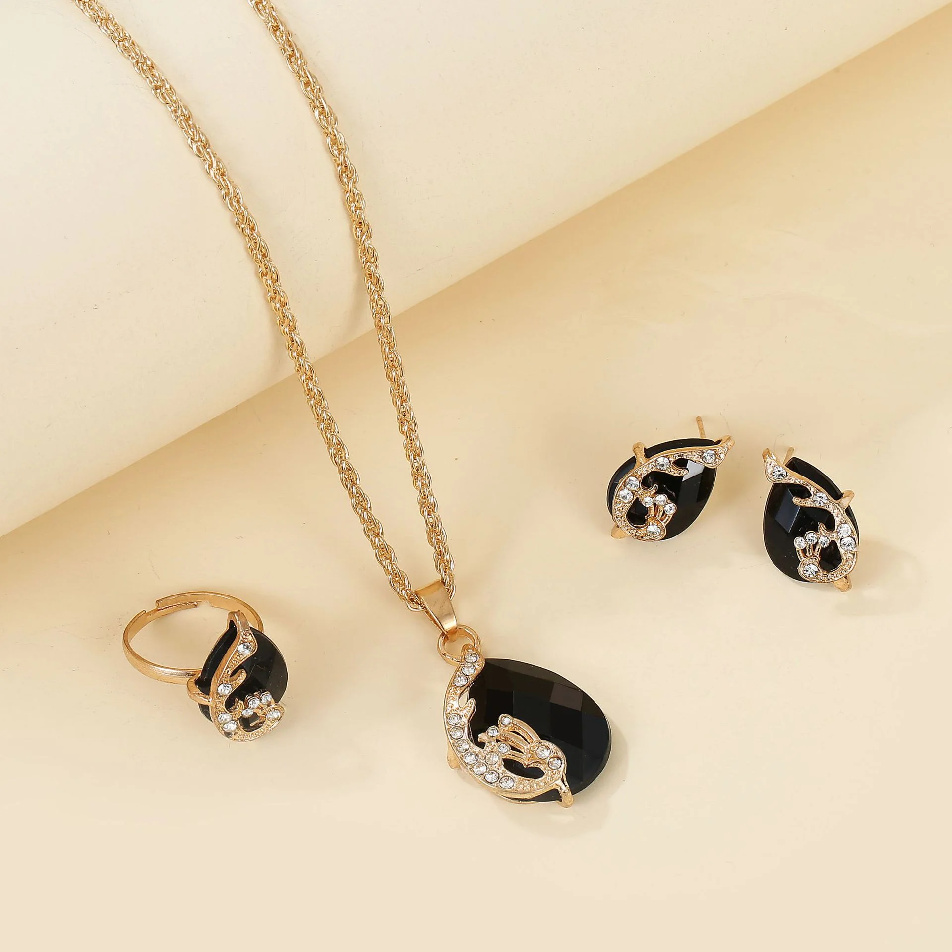 Korean Minimalist Geo Set (Black)