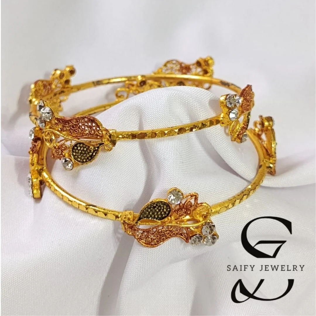 Leaf-Motif Bangles product photo
