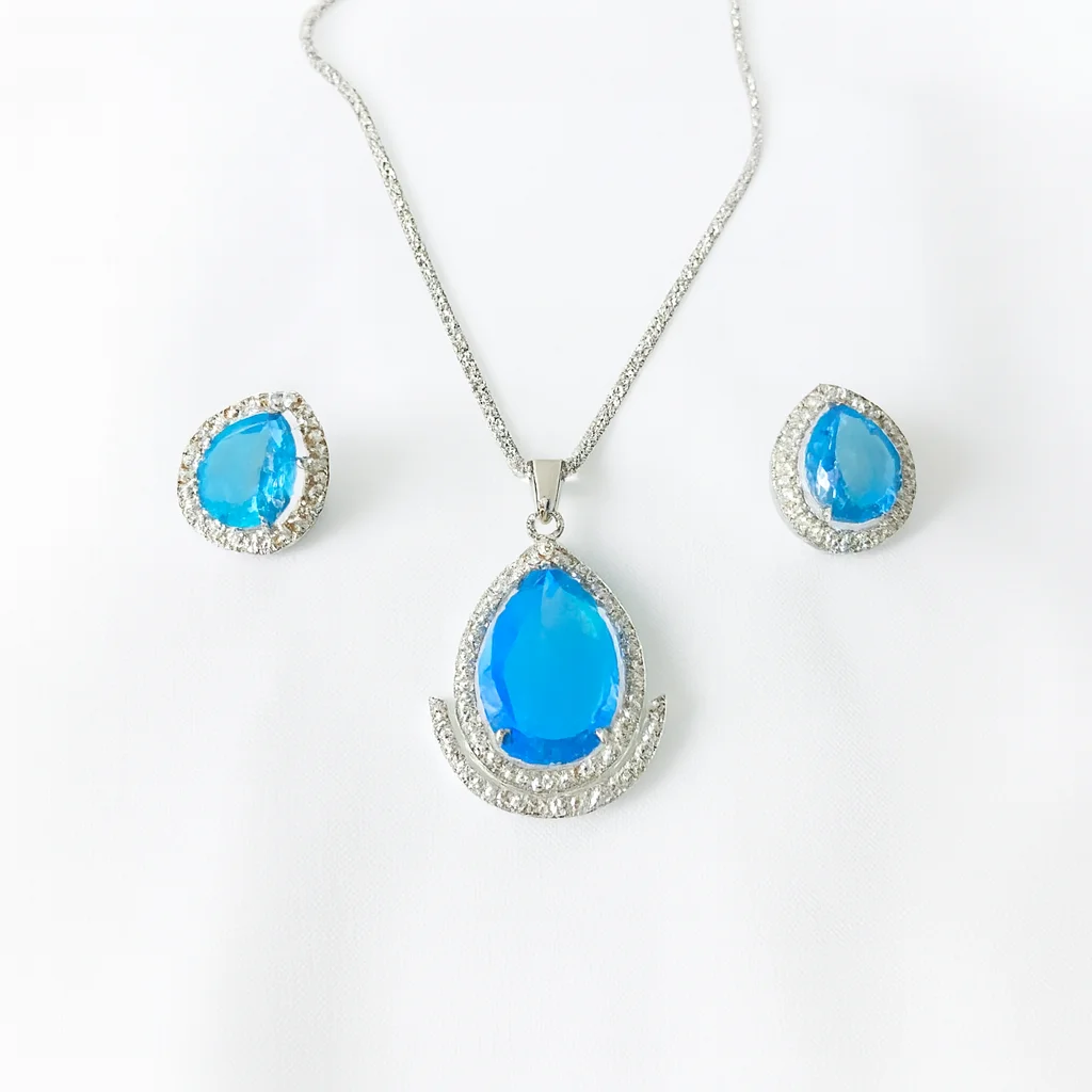 Veloura Teardrop Jewelry Set, alternate product view 3