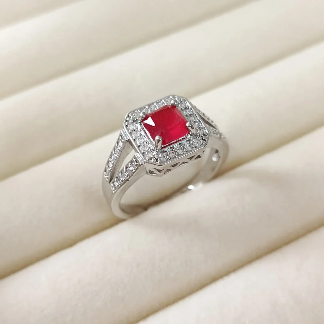 Adjustable Big Stones Statement Rings, alternate product view 7