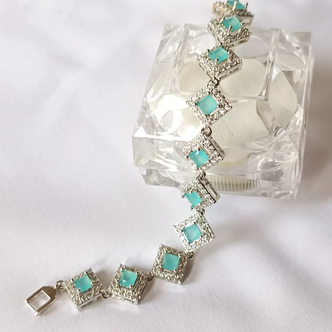 Aqua Frame Bracelet - Image 1