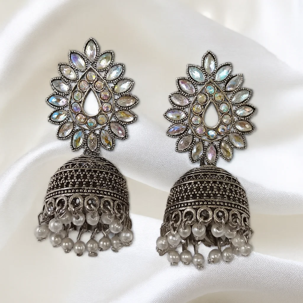 Floral Jhumka Earrings product photo