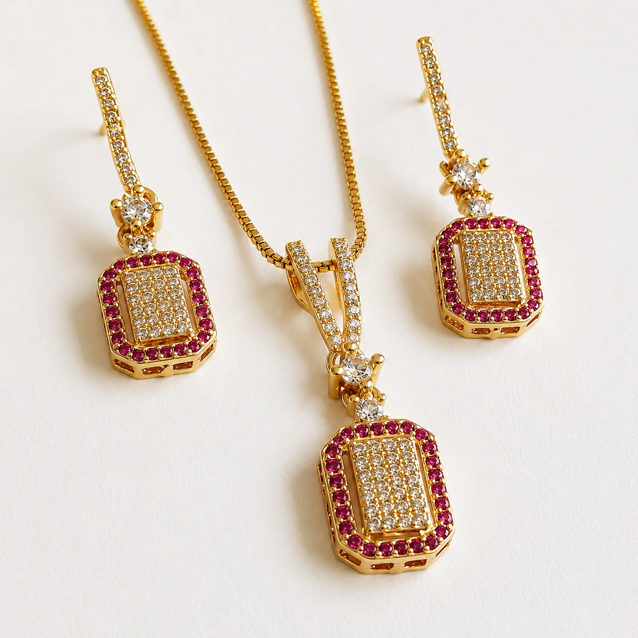 Purple Zircon Set, alternate product view 2