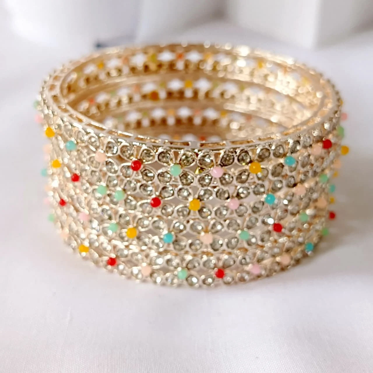 Festive Marigold Bangles - Set of 2 - Image 2
