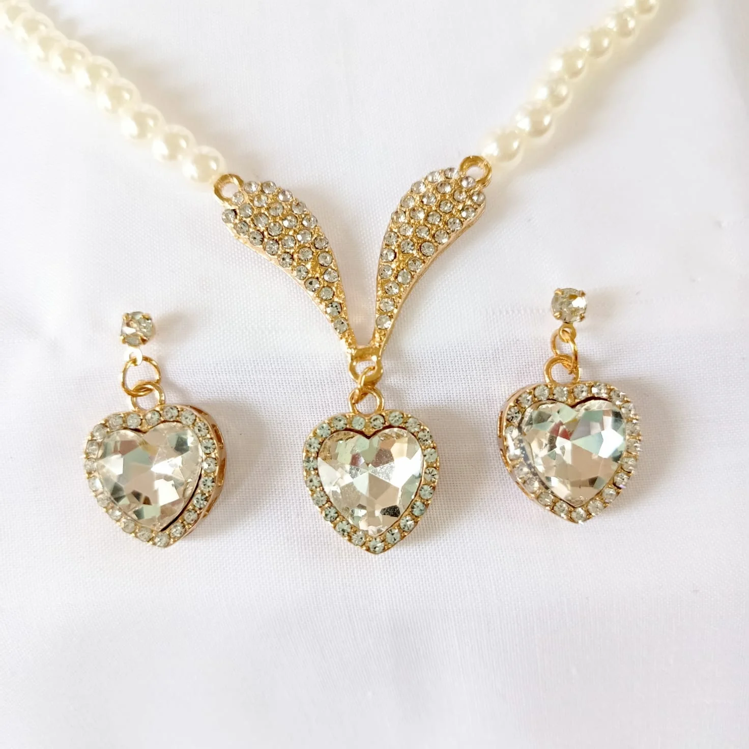 Heart Pearl Set, alternate product view 3
